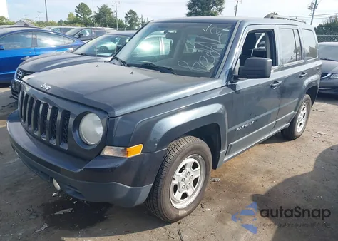 2015 Jeep Patriot Sport from USA, damaged, VIN 1C4NJPBA2FD124063